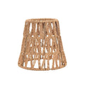 1 Piece Vintage Hanging Lampshade Handmade Woven Lamp Shade For Living Room Bedroom Hotel Simulated Rattan Light Fixture