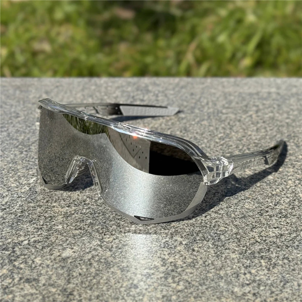 100 Men Women Sports Sunglasses Road Bicycle Glasses Mountain Cycling Riding Protection Goggles Eyewear Mtb Bike Sun Glasses