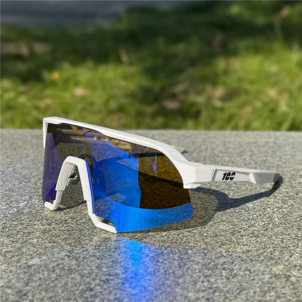 100 Men Women Sports Sunglasses Road Bicycle Glasses Mountain Cycling Riding Protection Goggles Eyewear Mtb Bike Sun Glasses
