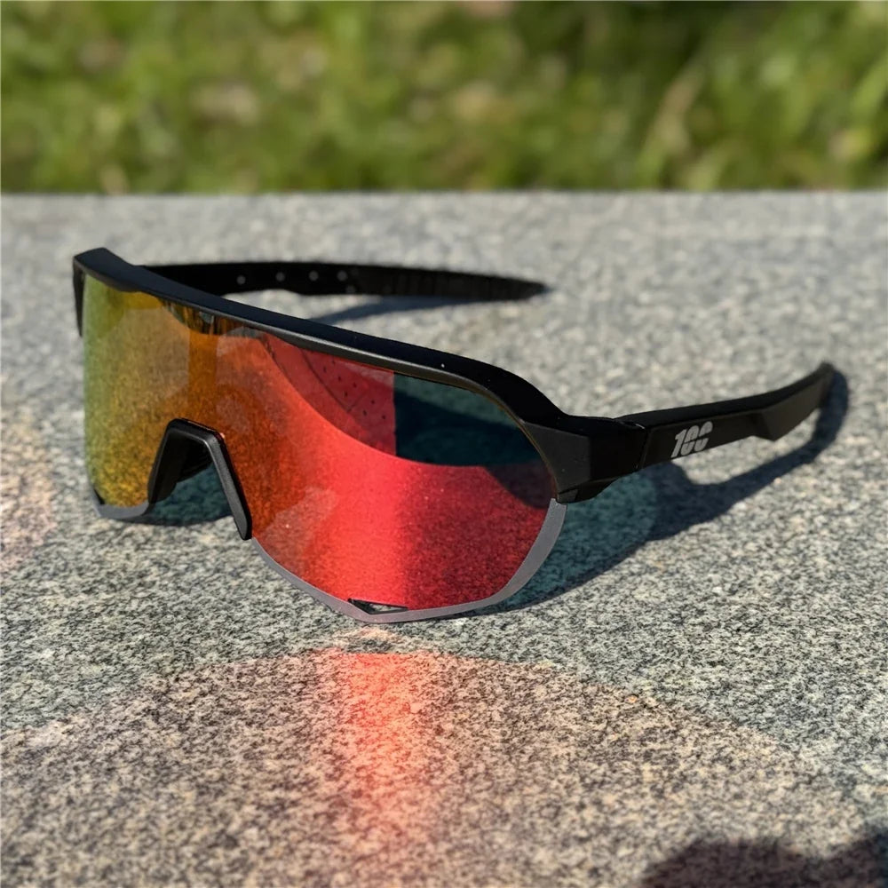 100 Men Women Sports Sunglasses Road Bicycle Glasses Mountain Cycling Riding Protection Goggles Eyewear Mtb Bike Sun Glasses