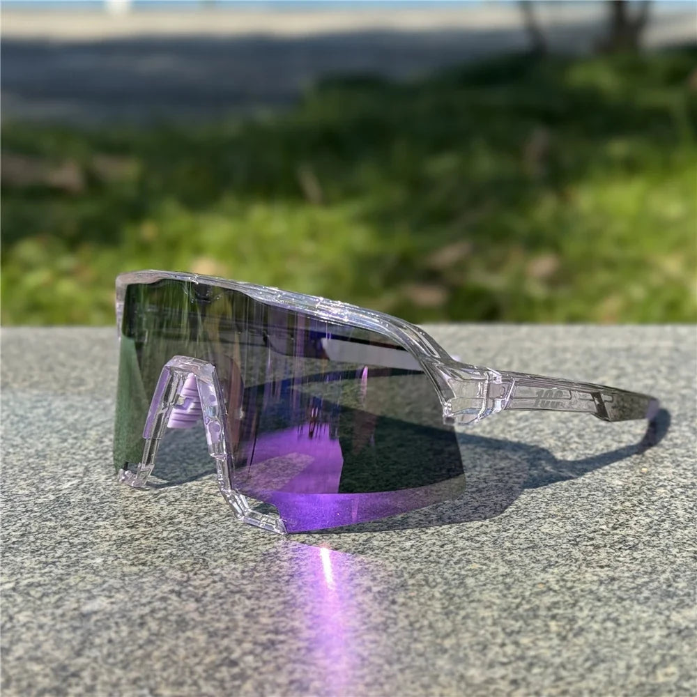 100 Men Women Sports Sunglasses Road Bicycle Glasses Mountain Cycling Riding Protection Goggles Eyewear Mtb Bike Sun Glasses